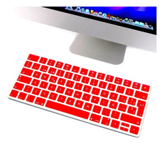 Protector de teclado en español para Macbook Rojo