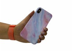 Pink marble case iPhone X