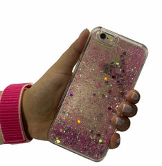Pink glitter iphone 6