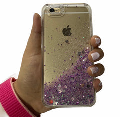 Purple glitter case iPhone 6