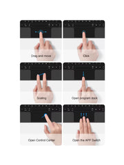 🧳 KeyTouch Case – Teclado con touchpad y protección total para iPad