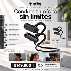Audífonos de Conducción Ósea Sport Bonds – Bluetooth