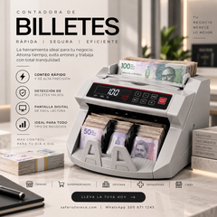 Contadora de Billetes – Rápida, Fácil y Precisa