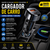 Image of 🔋 Cargador de Carro Rápido Doble Puerto USB-C + USB | Compatible iPhone y Android