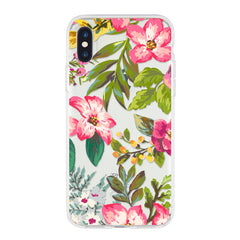 Flowers case iPhone X