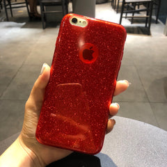 Red glitter case