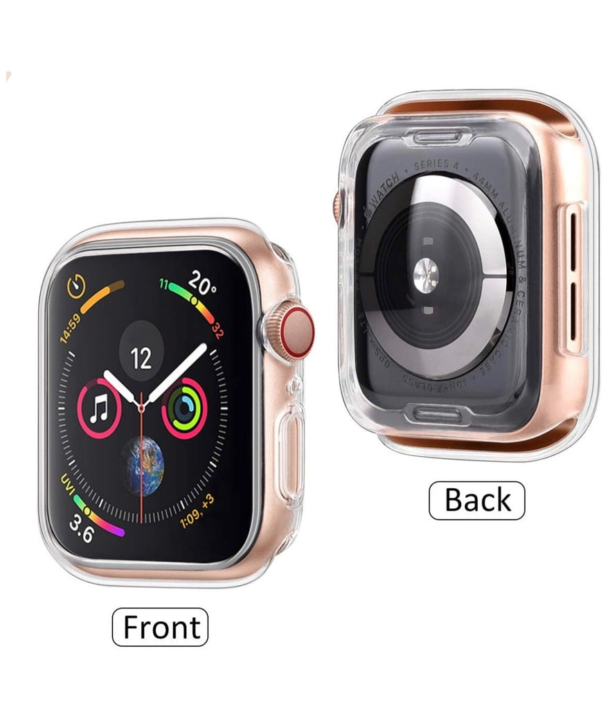 6Pcs Para Apple Watch Series 456SE Case Iphone Reloj Protector De Pantalla